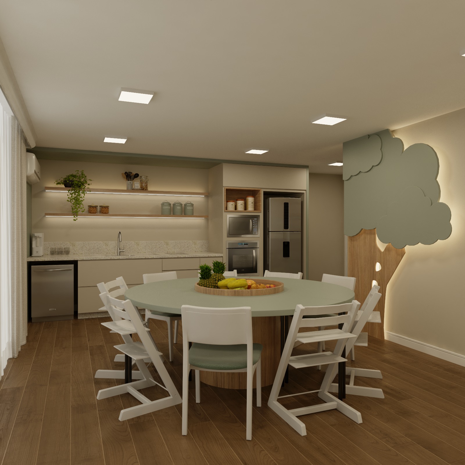 Sala de terapia alimentar